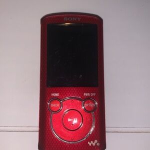 Sony Red MP3 Player